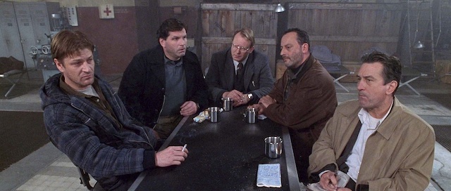 suspects at table in the film Ronin